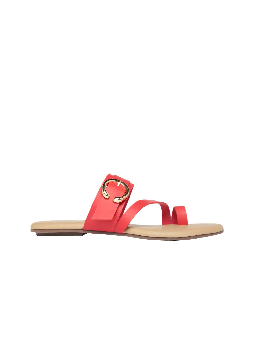 Alivia Maroon Flats