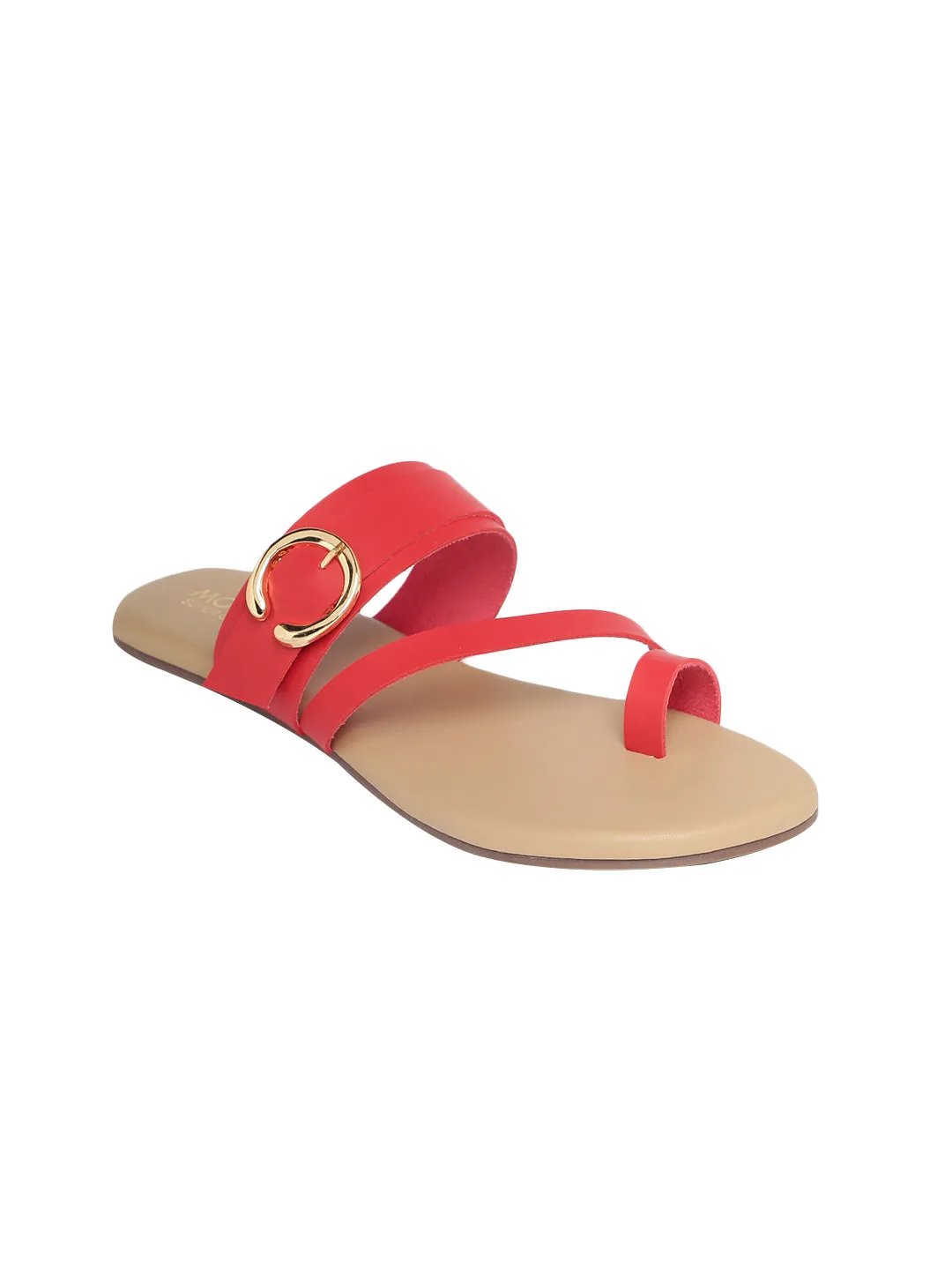 Alivia Maroon Flats