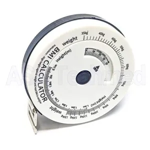 ASA TECHMED - 150cm Weight Loss Tool Retractable Tape BMI Body Mass Index Measure Tools