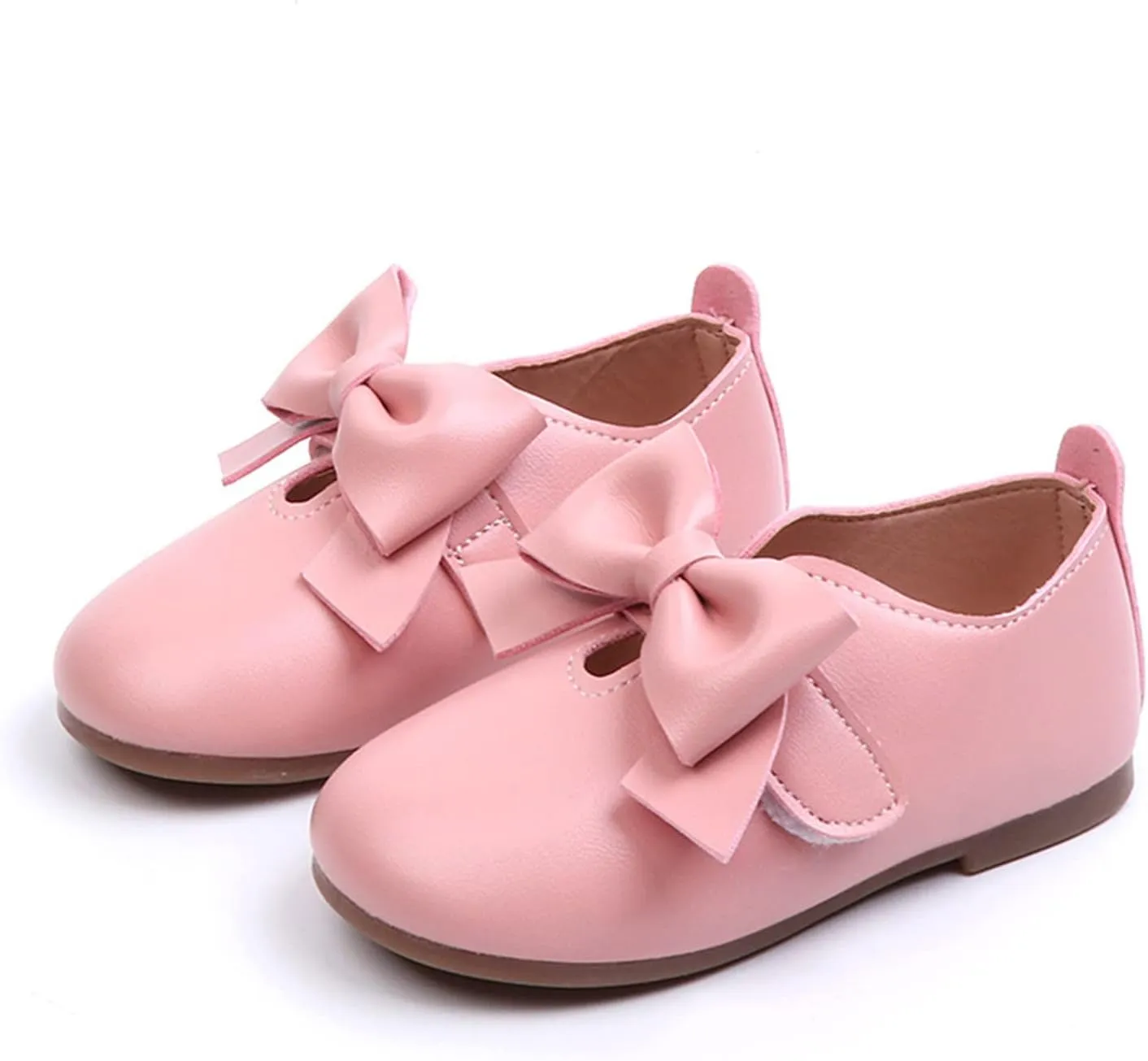 Baby Riding Boots for Girls Fashion Autumn Girls Casual Shoes Flat Light Hook Loop Solid Color Bow Simple Boots Girls 10