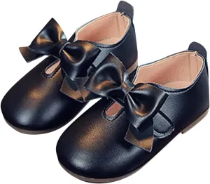 Baby Riding Boots for Girls Fashion Autumn Girls Casual Shoes Flat Light Hook Loop Solid Color Bow Simple Boots Girls 10