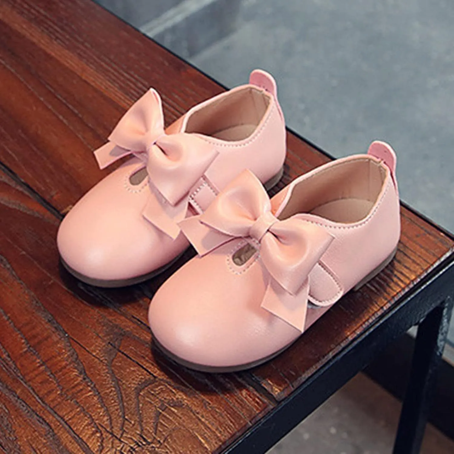 Baby Riding Boots for Girls Fashion Autumn Girls Casual Shoes Flat Light Hook Loop Solid Color Bow Simple Boots Girls 10