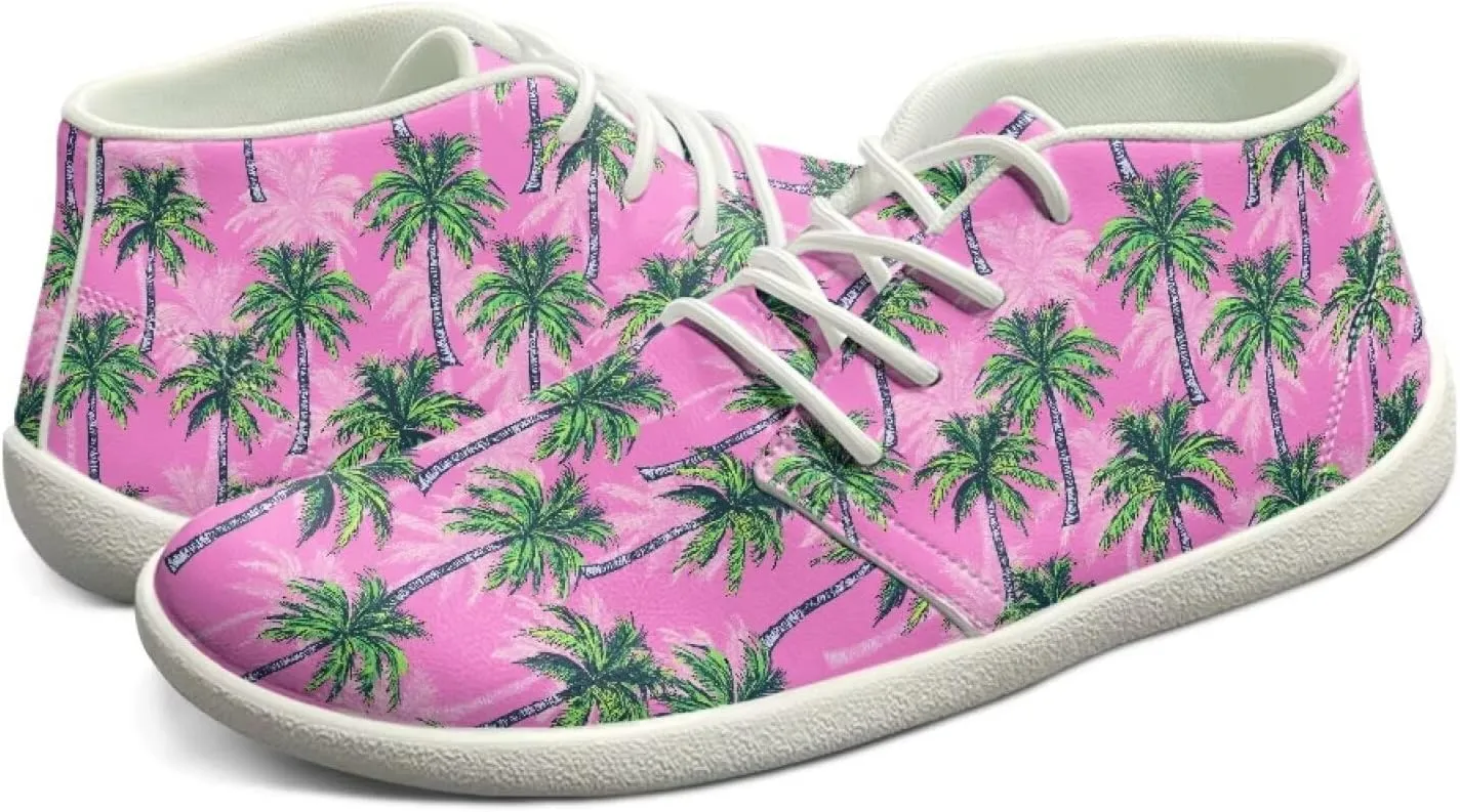 Barefoot Shoes for Women Comfortable Low-Top Wide Toe Box Tennis Shoes Anti-Skid Zero Drop Workout Sport Hiking Sneakers for Teen Girls US 6-11.5.5