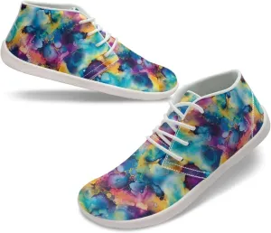 Barefoot Shoes for Women Comfortable Low-Top Wide Toe Box Tennis Shoes Anti-Skid Zero Drop Workout Sport Hiking Sneakers for Teen Girls US 6-11.5.5