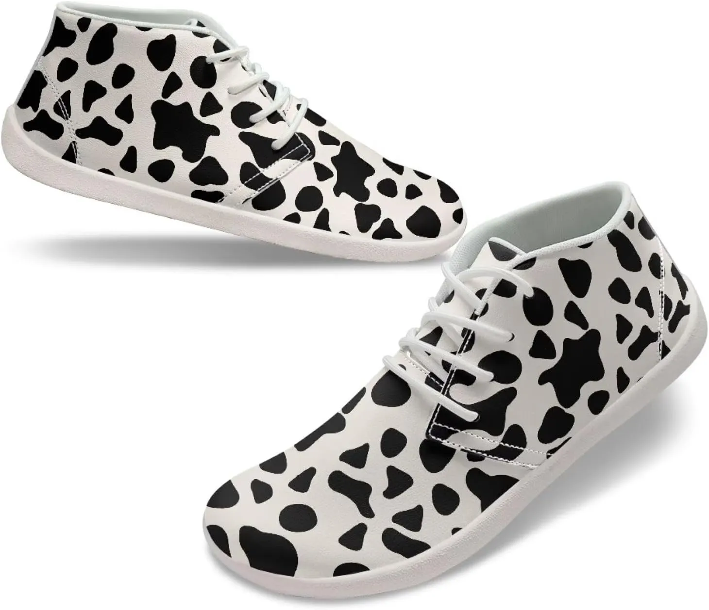 Barefoot Shoes for Women Comfortable Low-Top Wide Toe Box Tennis Shoes Anti-Skid Zero Drop Workout Sport Hiking Sneakers for Teen Girls US 6-11.5.5