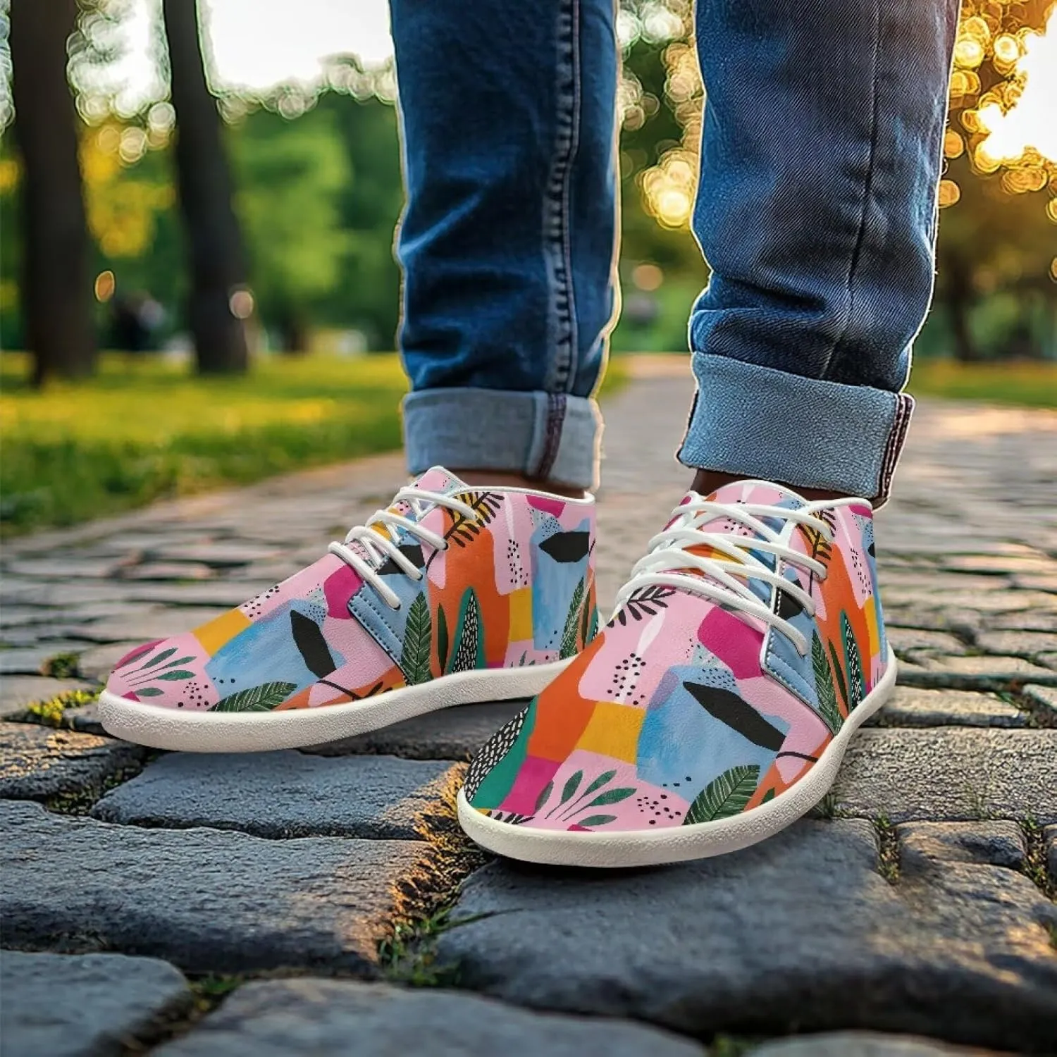 Barefoot Shoes for Women Comfortable Low-Top Wide Toe Box Tennis Shoes Anti-Skid Zero Drop Workout Sport Hiking Sneakers for Teen Girls US 6-11.5.5