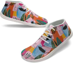 Barefoot Shoes for Women Comfortable Low-Top Wide Toe Box Tennis Shoes Anti-Skid Zero Drop Workout Sport Hiking Sneakers for Teen Girls US 6-11.5.5