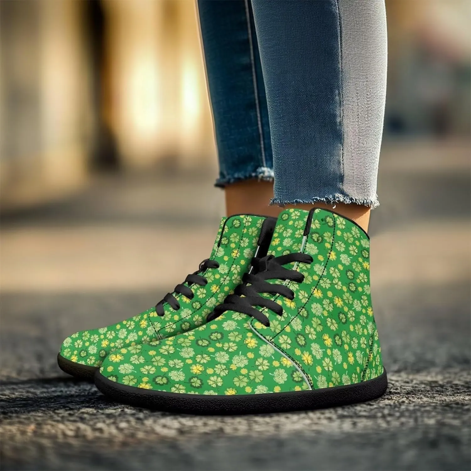 Barefoot Shoes for Women High Top Comfortable Wide Toe Box Tennis Shoes Zero Drop Waterproof Anti-Skid Minimalist Hiking Sneakers for Women US 6-13.5