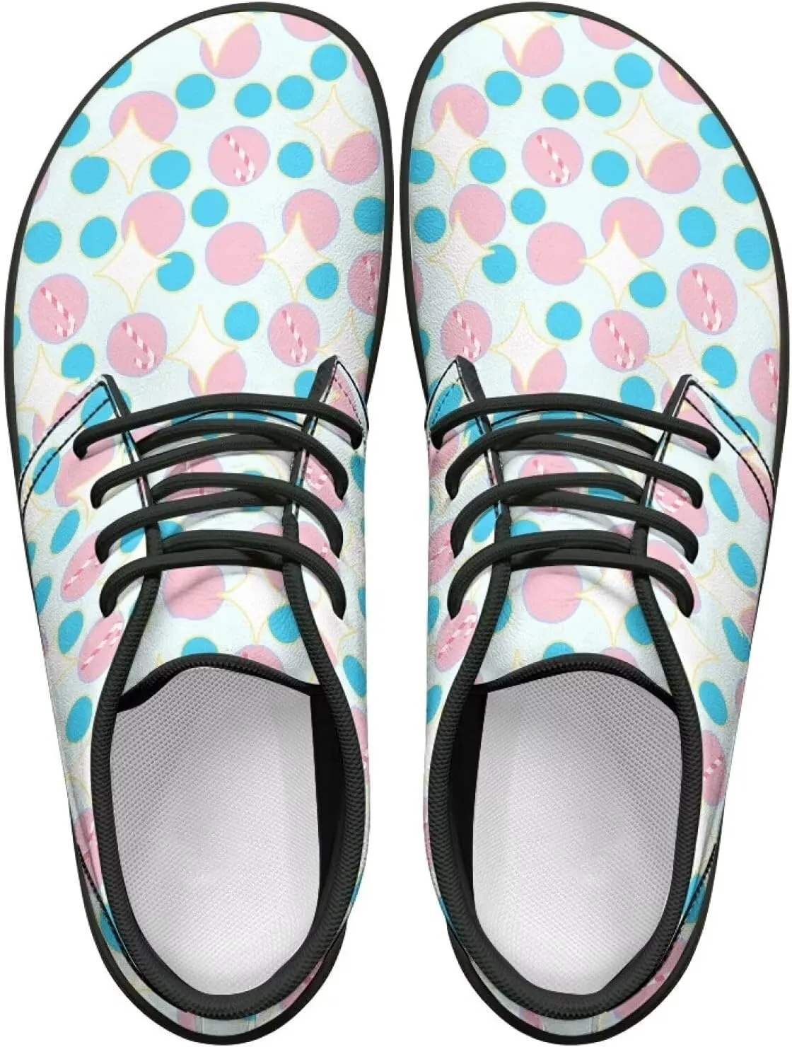 Barefoot Shoes for Women Soft Wide Toe Box Training Shoes Anti-Skid Zero Drop Workout Sport Hiking Sneakers for Teen Girls US 6-11.5.5
