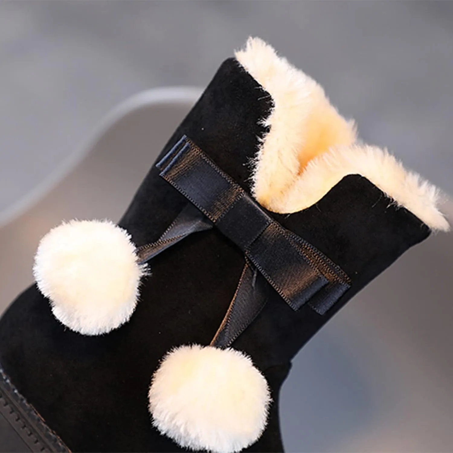 Boots for Baby Girl Size 3 Fashion Autumn And Winter Girls Snow Boots Thick Bottom Non Slip Warm And Toddler 8 Boots