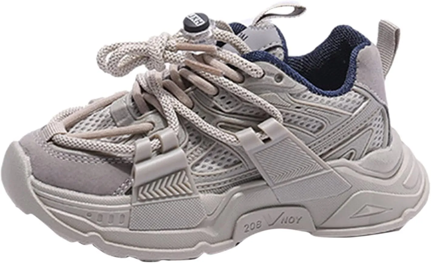 Boys Girls Mesh Slip On Lightweight Running Sneakers Non Slip Kids Tennis Shoes Toddler Walking Sports Shoes