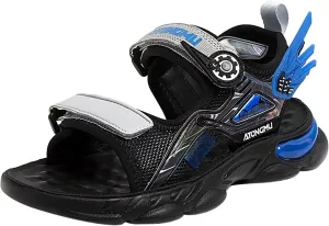Boys Girls Sandals Open-toe Adjustable Straps Summer Outdoor Sport Sandals Kids Athletic Water Shoes Girls Dress Sandals