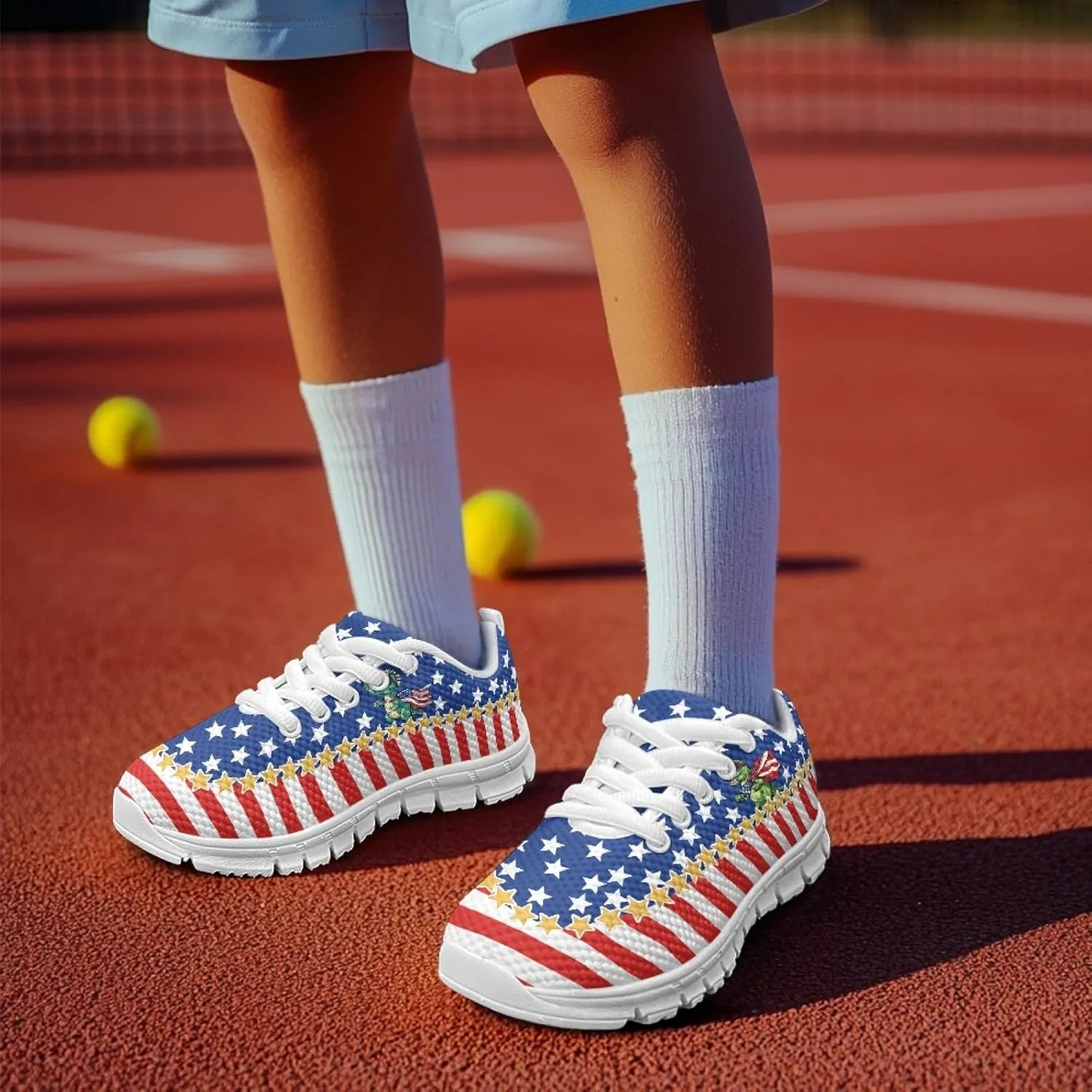 Boys Girls Tennis Shoes Cute Kids Lightweight Running Athletic Shoes Breathable Sneaker for Little Kid Big Kid