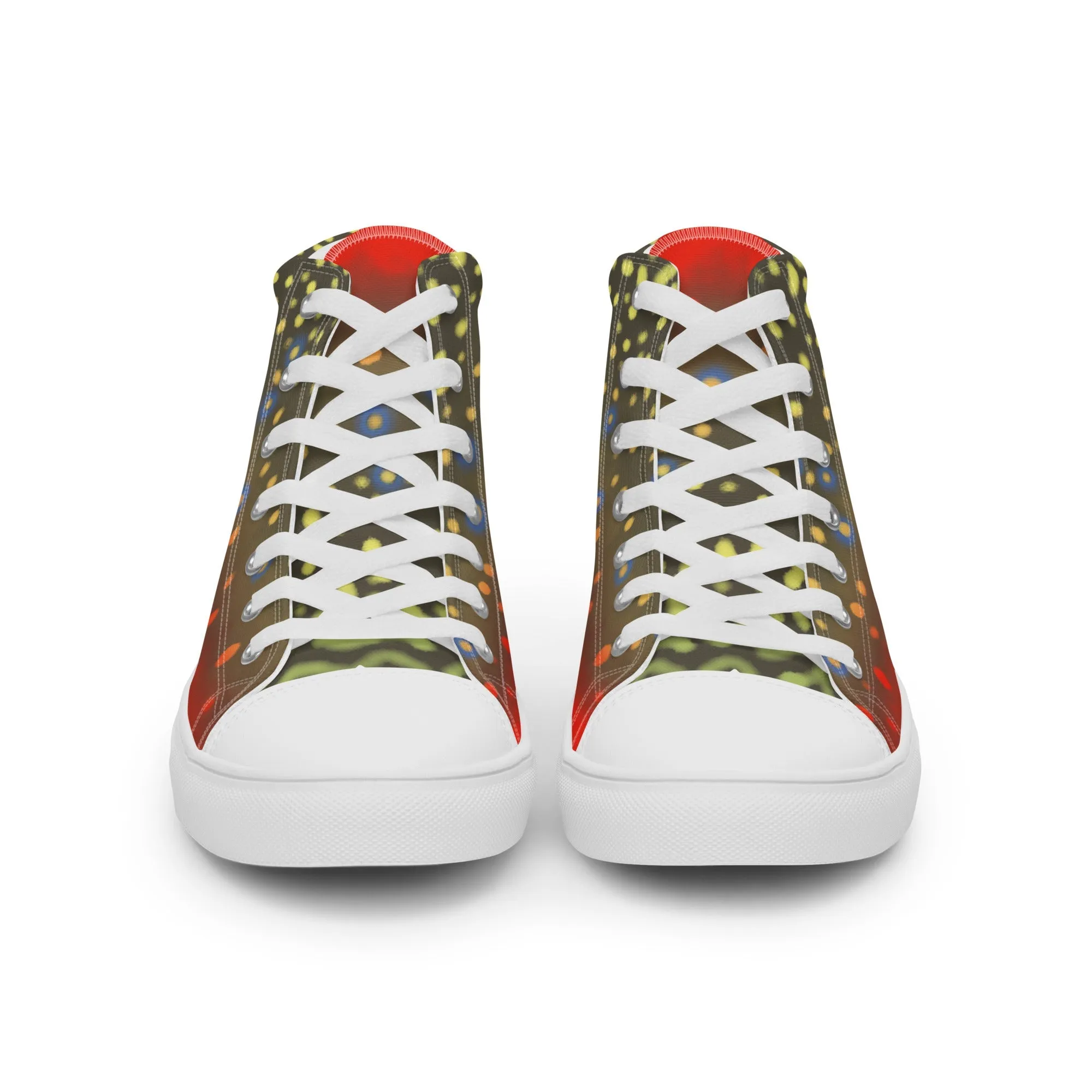 Brook Trout Womens high top canvas shoes