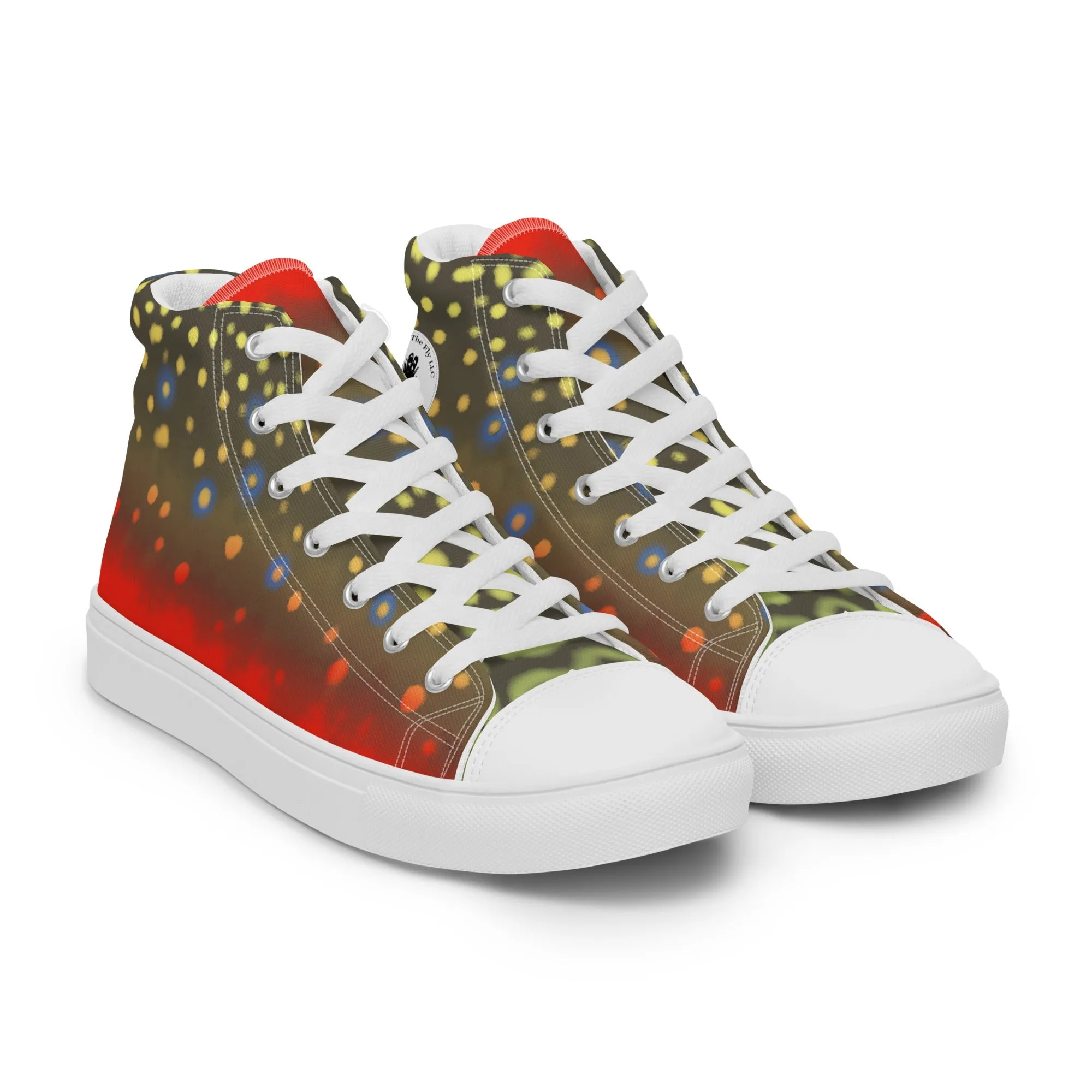 Brook Trout Womens high top canvas shoes