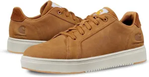 Carhartt Detroit Leather Sneakers for Men - Comfortable Shoes for Men with Wide Toe Box, Comfort Footbed and Midsole, and Slip-Resistant Outsole