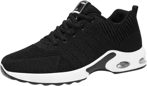 Cathalem Orthopedic Sneakers for Women Air Running Shoes Non Slip Walking Sneakers Mesh Air Cushion Sneakers for Gym Workout