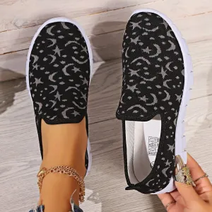 Celestial loafers with star design