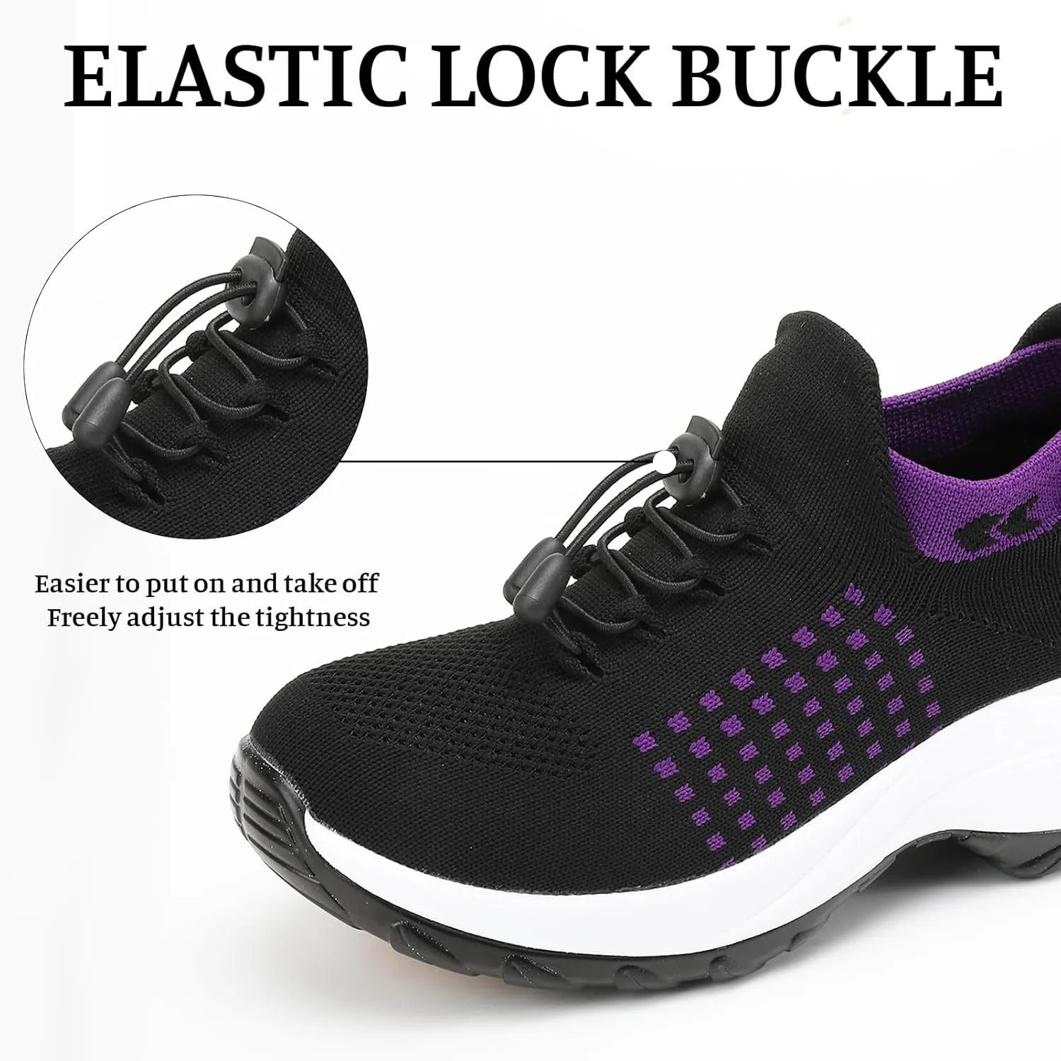 Comfort Wear Orthowear Shoes for Women Men Comfortwear Ortho Stretch Cushion Shoes Women Plantar Fasciitis Walking Shoe Slip On Trainers Comfortable Casual Ladies Athletic Sneakers Thick Bottom
