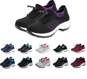 Comfort Wear Orthowear Shoes for Women Men Comfortwear Ortho Stretch Cushion Shoes Women Plantar Fasciitis Walking Shoe Slip On Trainers Comfortable Casual Ladies Athletic Sneakers Thick Bottom