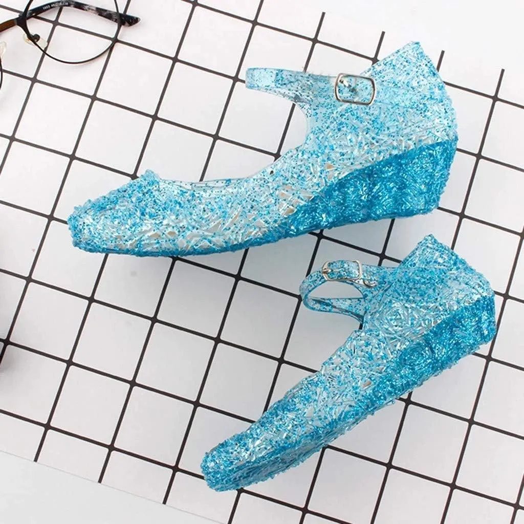 Cosplay Sandals Princess Party Girls Wedge Kids Toddler Single Infant Baby Shoes Baby Shoes Rain Boots for Toddler Girls