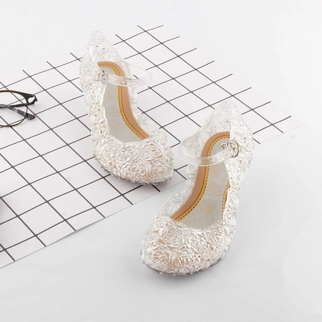 Cosplay Sandals Princess Party Girls Wedge Kids Toddler Single Infant Baby Shoes Baby Shoes Rain Boots for Toddler Girls