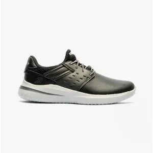 DELSON 3.0-EZRA Mens Leather Trainers Black
