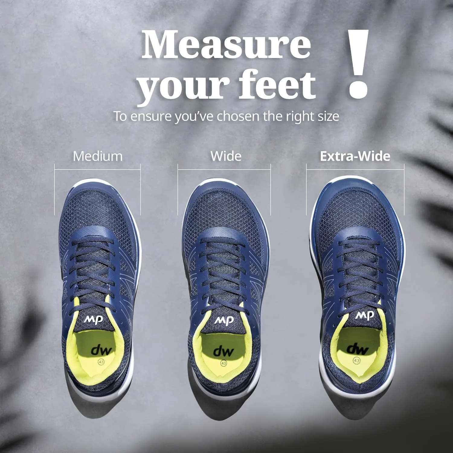 diawin Wide Shoes for Men  Wide Toe Box, Smooth Interior, Breathable Design, Extra Depth  Perfect for Hallux, Sensitive, Swollen, or Diabetic Feet, Lightweight Shoes