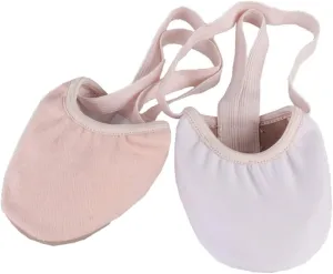 Elastic Band Half Soles Dance Shoes Women Ballet Toe Pads Pointe Shoes Non-Slip Breathable Toe Protector for Yoga Ballroom Dance Size 42