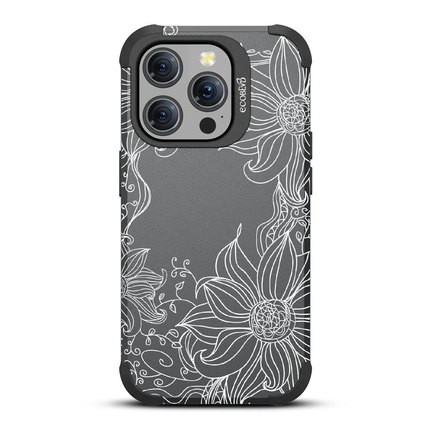 Flower Stencil - Mojave Collection Case for Apple iPhone 15 Pro