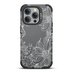 Flower Stencil - Mojave Collection Case for Apple iPhone 15 Pro