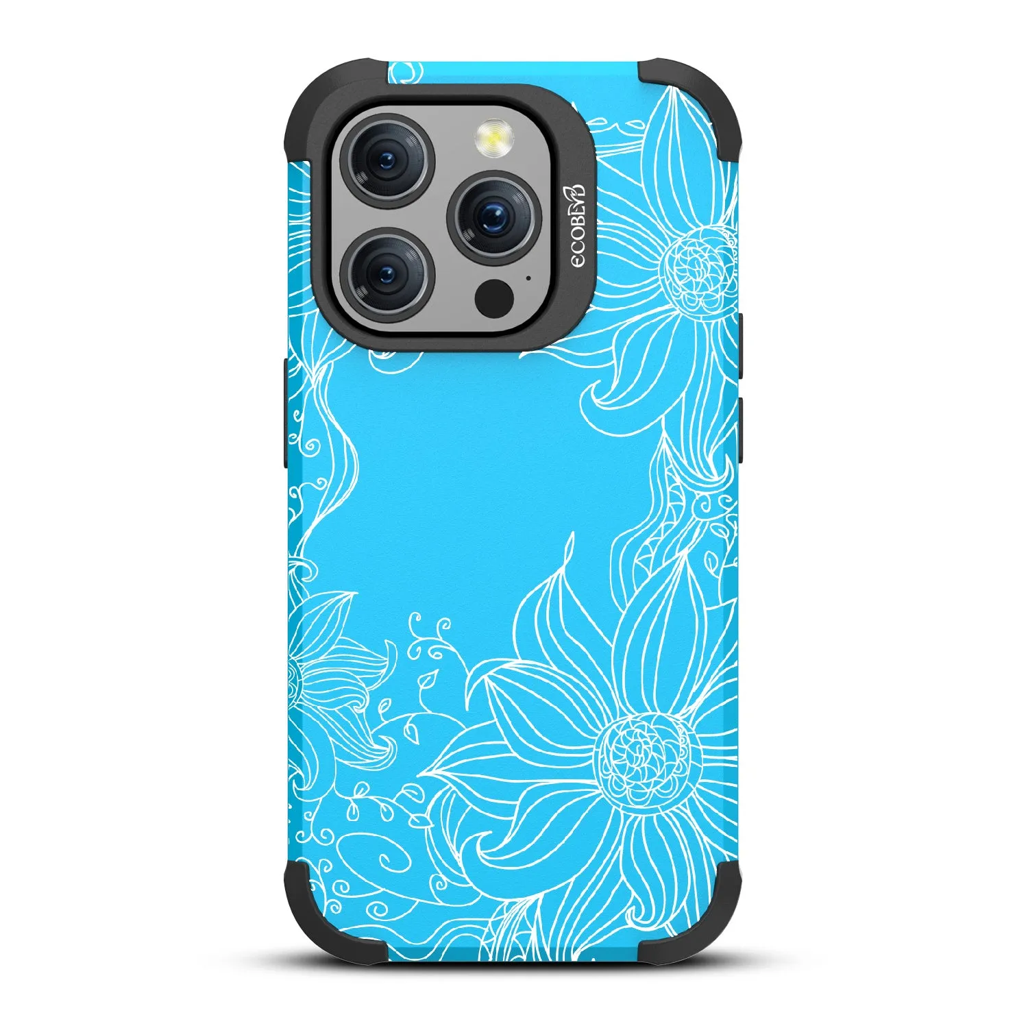 Flower Stencil - Mojave Collection Case for Apple iPhone 15 Pro