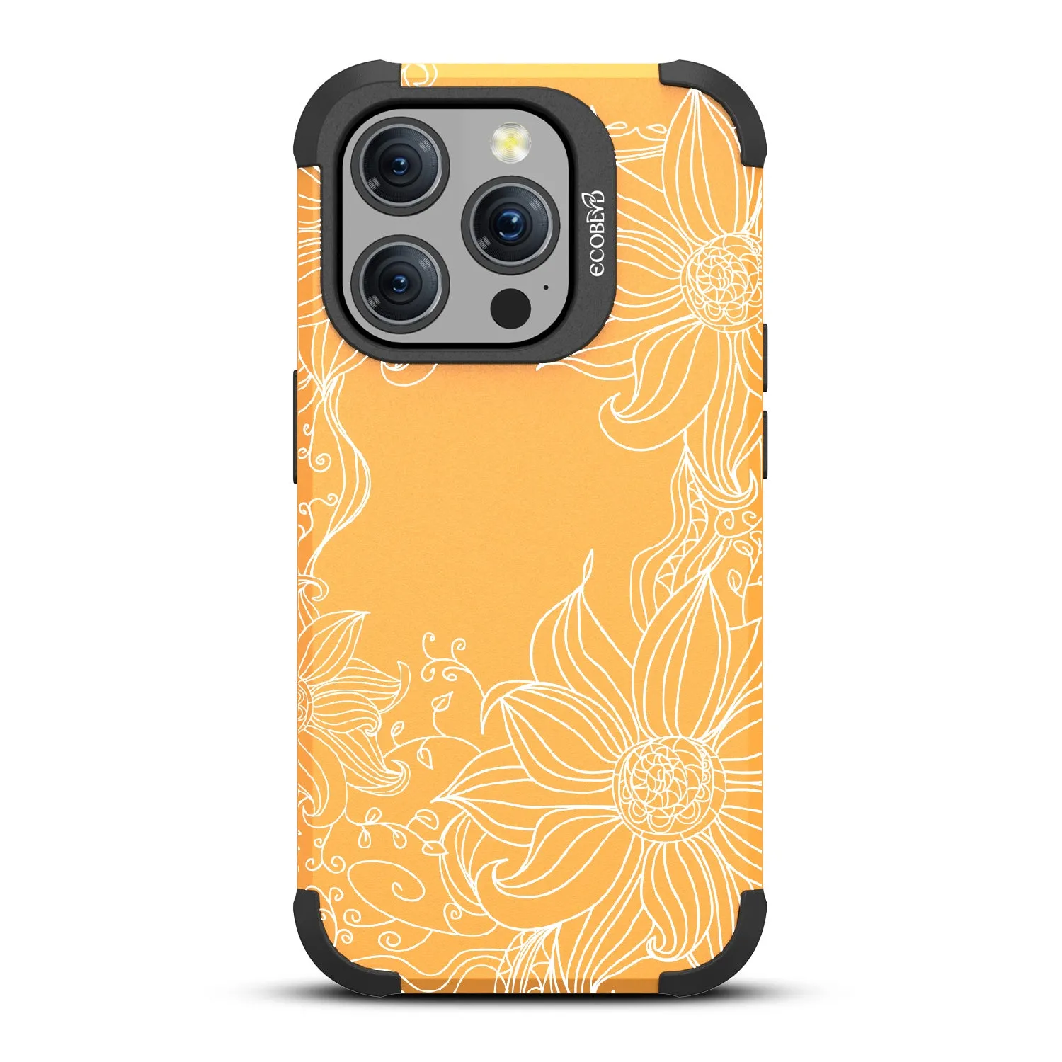 Flower Stencil - Mojave Collection Case for Apple iPhone 15 Pro