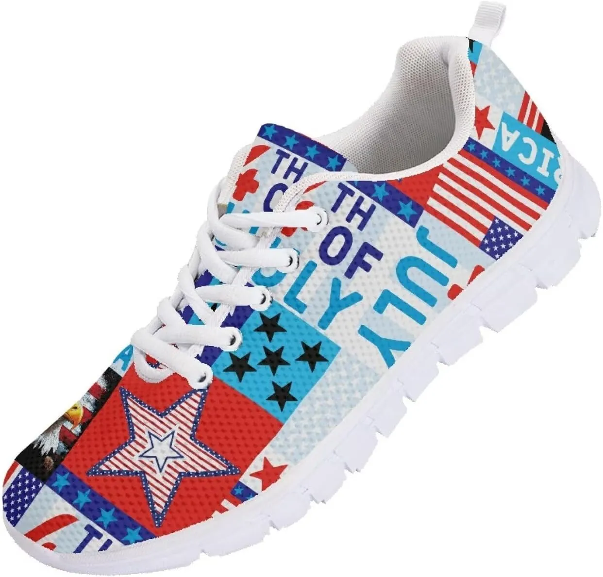 GIFTPUZZ Mens Lace Up Athletic Trainers Running Sneakers Wedge Breathable Gym Lightweight Sports Tennis Shoes
