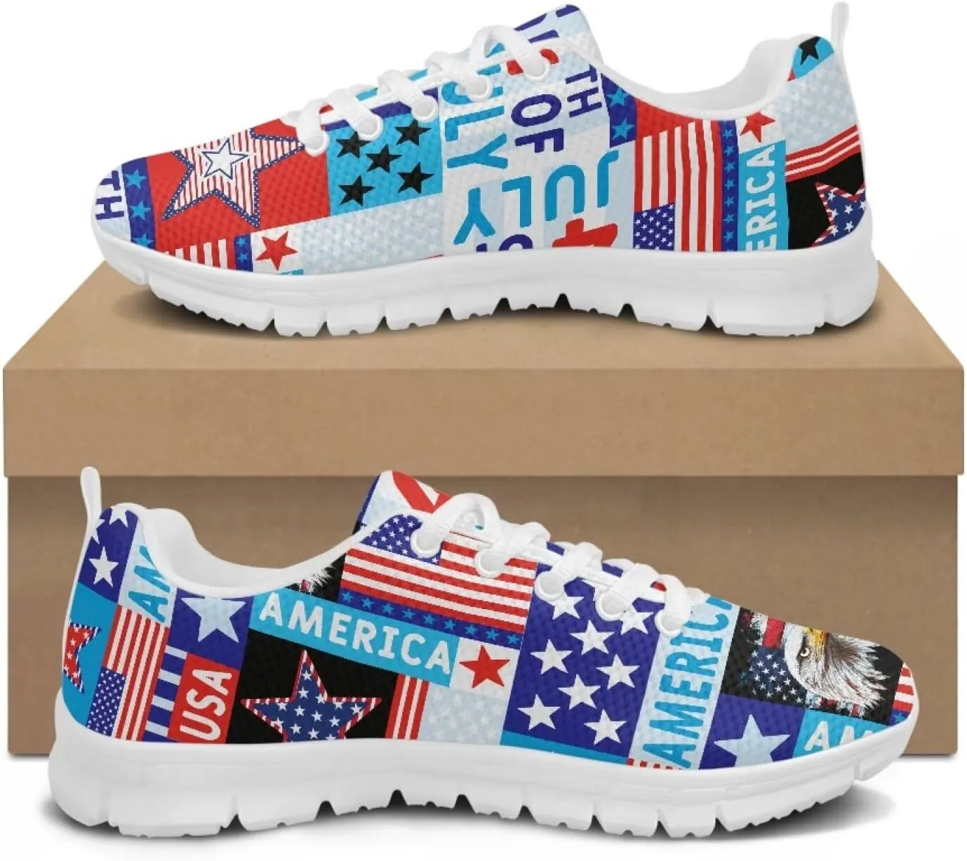 GIFTPUZZ Mens Lace Up Athletic Trainers Running Sneakers Wedge Breathable Gym Lightweight Sports Tennis Shoes