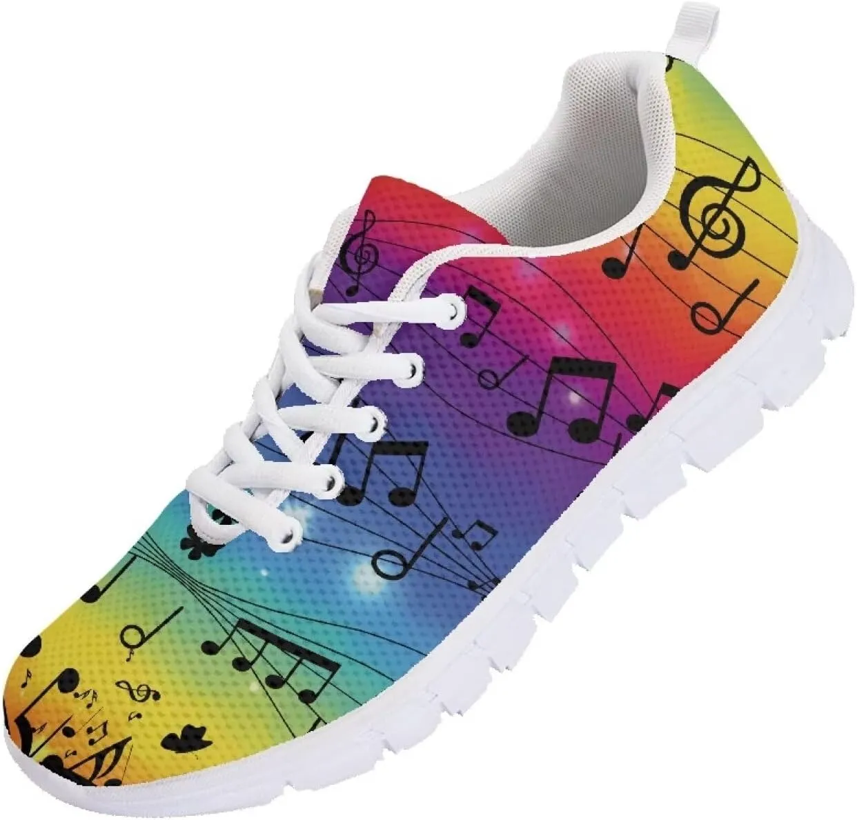 GIFTPUZZ Mens Lace Up Athletic Trainers Running Sneakers Wedge Breathable Gym Lightweight Sports Tennis Shoes