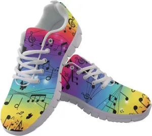 GIFTPUZZ Mens Lace Up Athletic Trainers Running Sneakers Wedge Breathable Gym Lightweight Sports Tennis Shoes