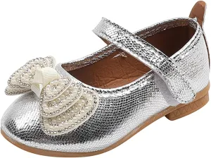 Girls Low Boots Summer And Autumn Fashion Girls Casual Shoes Solid Color Bow Pearl Hook Youth Boots for Girls Size 3