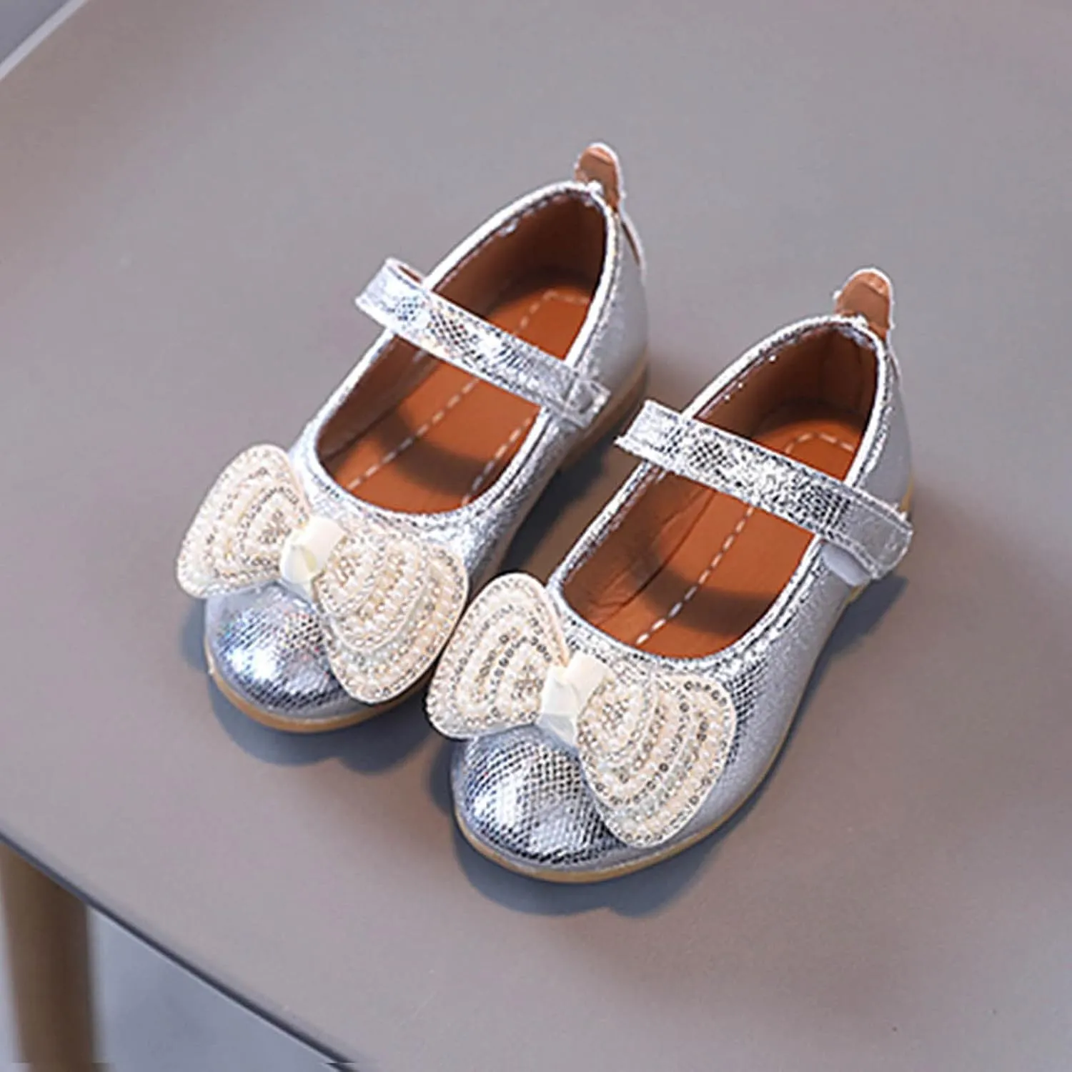 Girls Low Boots Summer And Autumn Fashion Girls Casual Shoes Solid Color Bow Pearl Hook Youth Boots for Girls Size 3