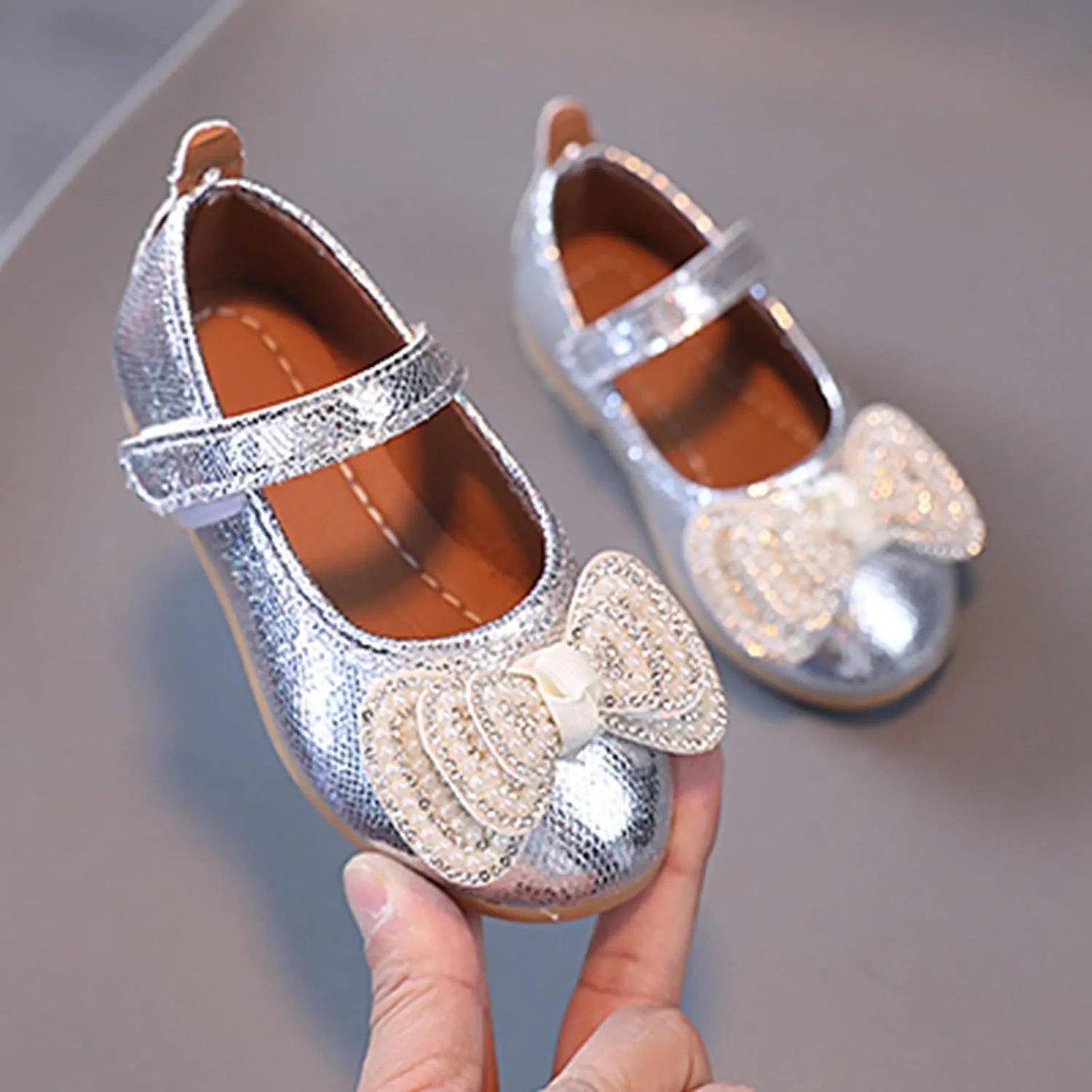 Girls Low Boots Summer And Autumn Fashion Girls Casual Shoes Solid Color Bow Pearl Hook Youth Boots for Girls Size 3