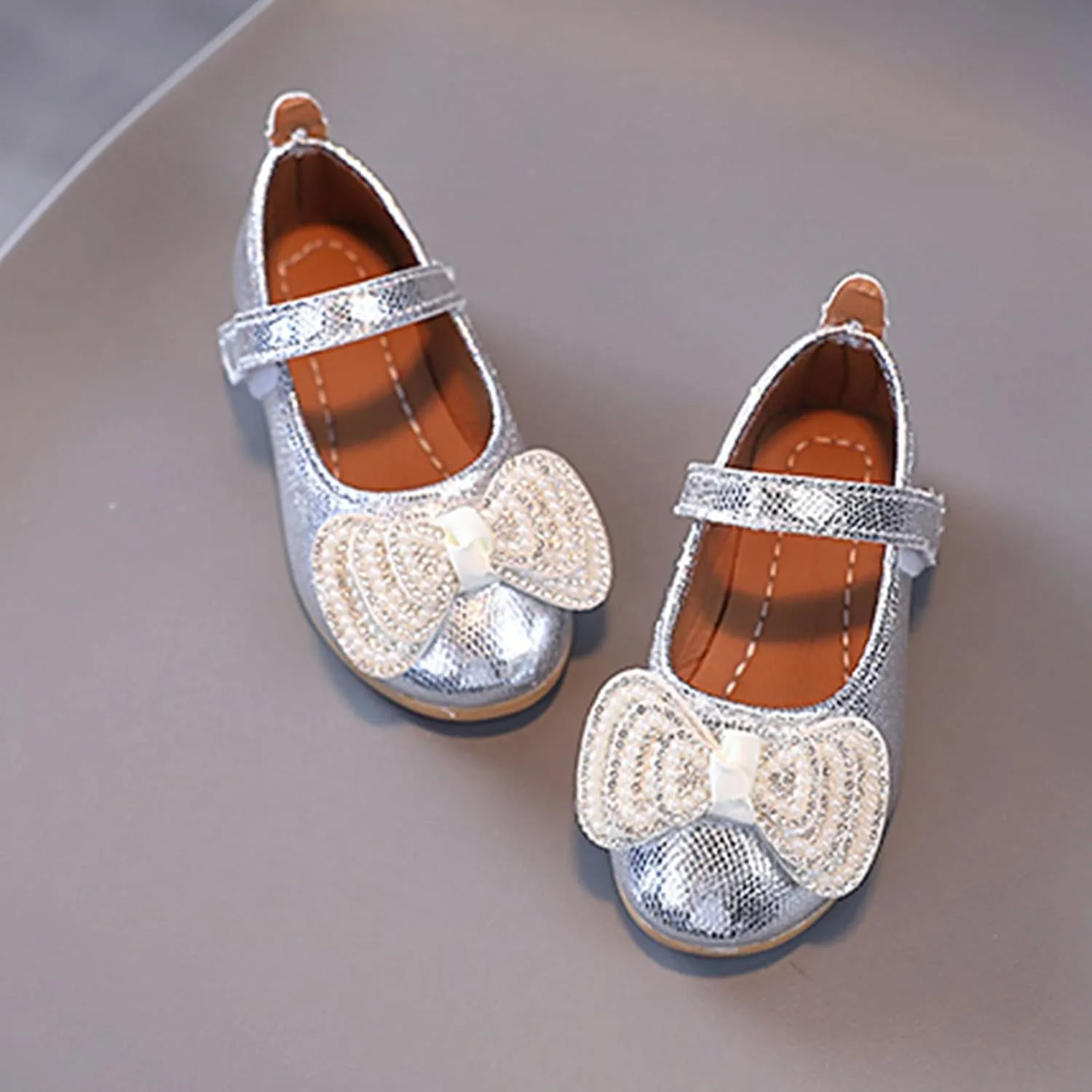 Girls Low Boots Summer And Autumn Fashion Girls Casual Shoes Solid Color Bow Pearl Hook Youth Boots for Girls Size 3