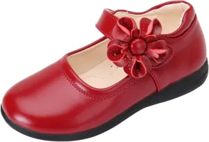 Girls Mary Jane Flat School Uniform Shoes Toddler Girls Ballet Flat Flower Girl Dress Shoes for Party Baby Girl Shoes