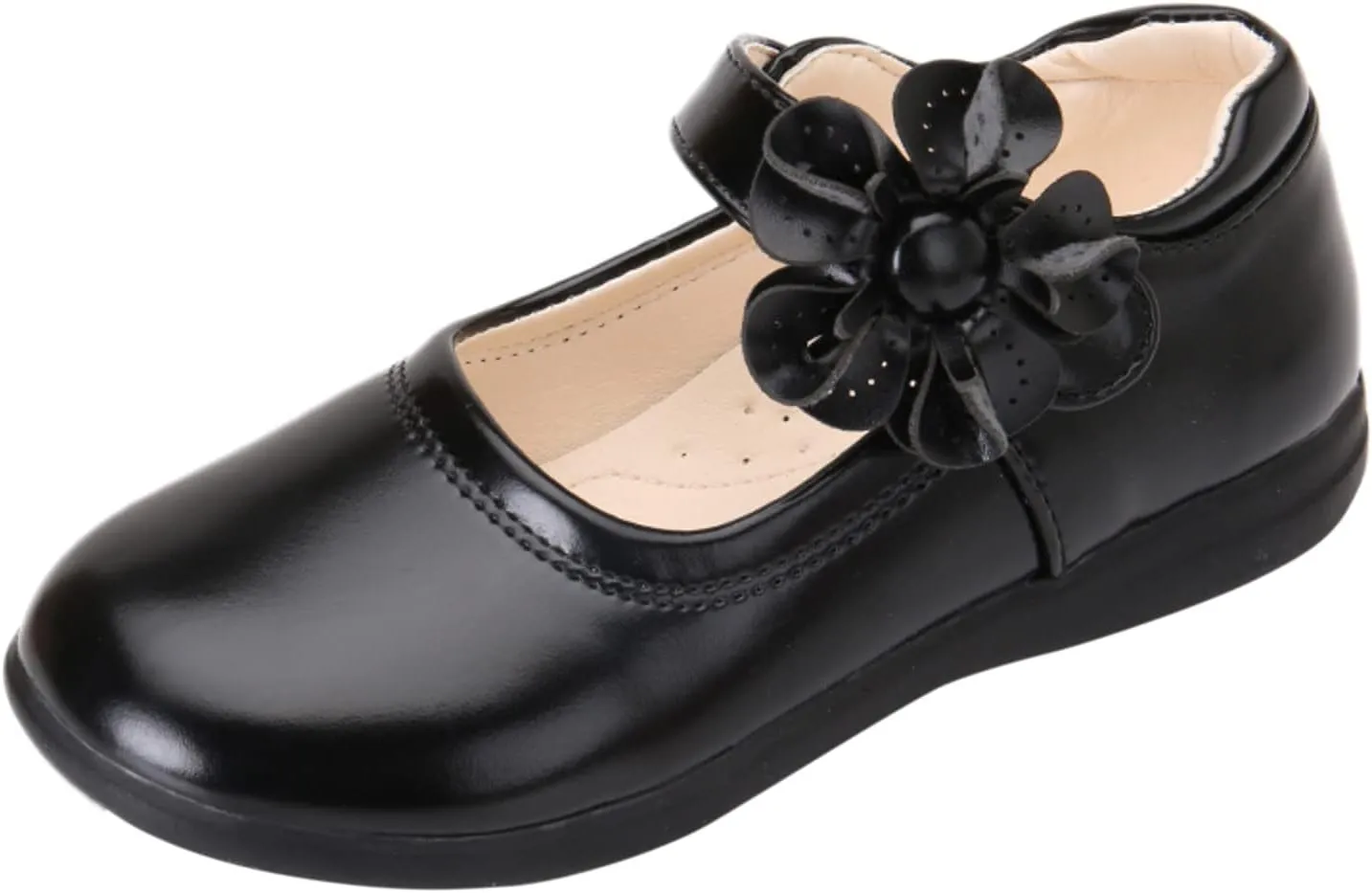Girls Mary Jane Flat School Uniform Shoes Toddler Girls Ballet Flat Flower Girl Dress Shoes for Party Baby Girl Shoes