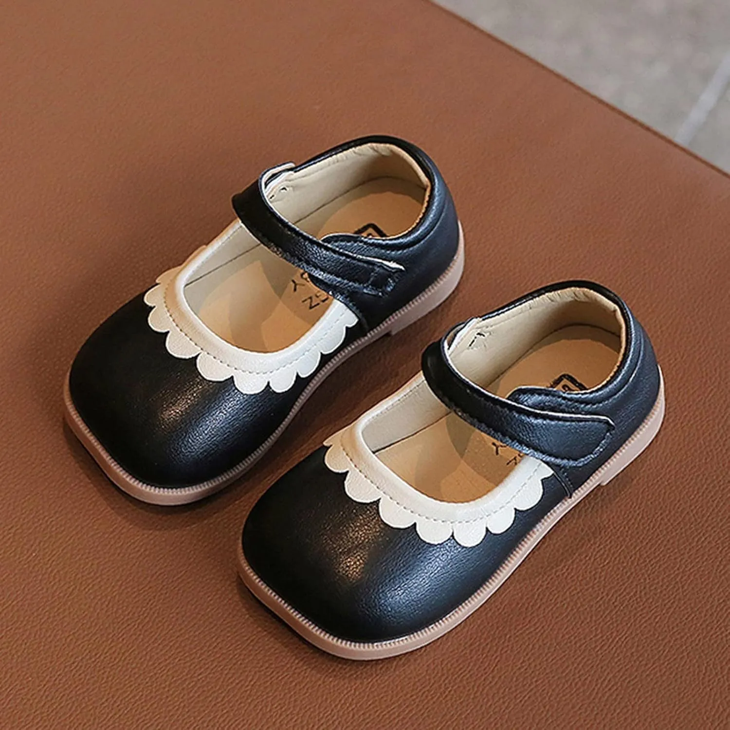 Girls Short Boots Summer and Autumn Girls Boots Cute Flat Solid Color Lace Hook Loop Casual Toddler Girls High Heels