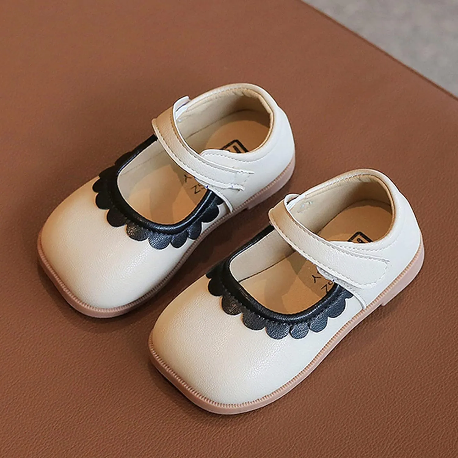 Girls Short Boots Summer and Autumn Girls Boots Cute Flat Solid Color Lace Hook Loop Casual Toddler Girls High Heels
