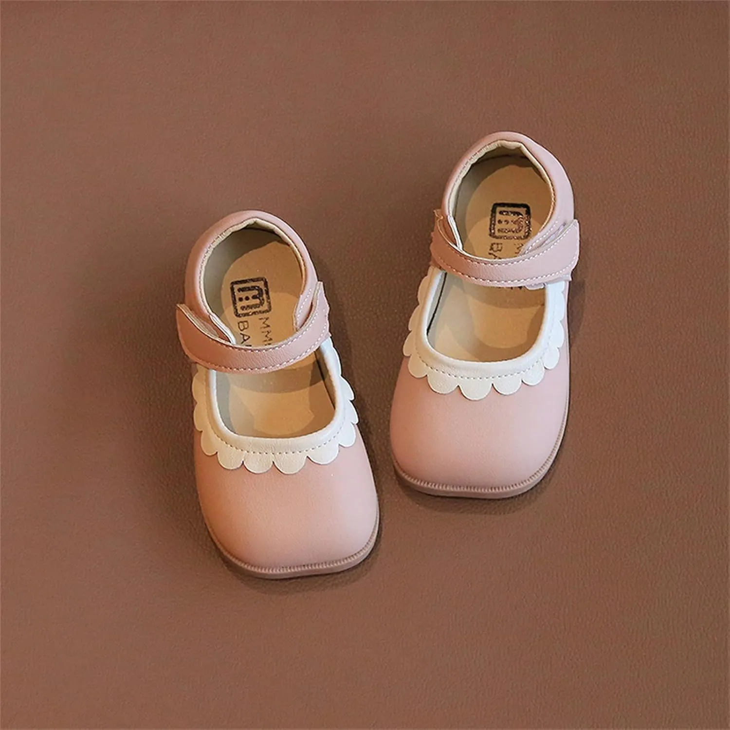 Girls Short Boots Summer and Autumn Girls Boots Cute Flat Solid Color Lace Hook Loop Casual Toddler Girls High Heels