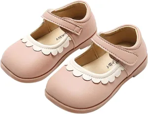 Girls Short Boots Summer and Autumn Girls Boots Cute Flat Solid Color Lace Hook Loop Casual Toddler Girls High Heels