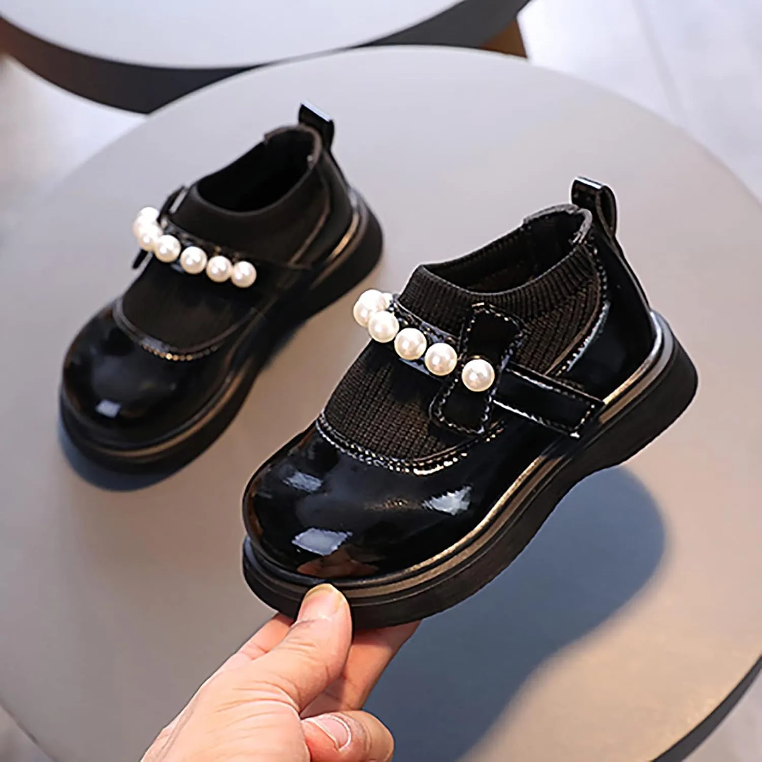 Girls Snow Boots Girls Toddler Little Kid Big Kid Dress Flat Ballerina Shoe Leather Shoes Toddler Girl Boots Slip on