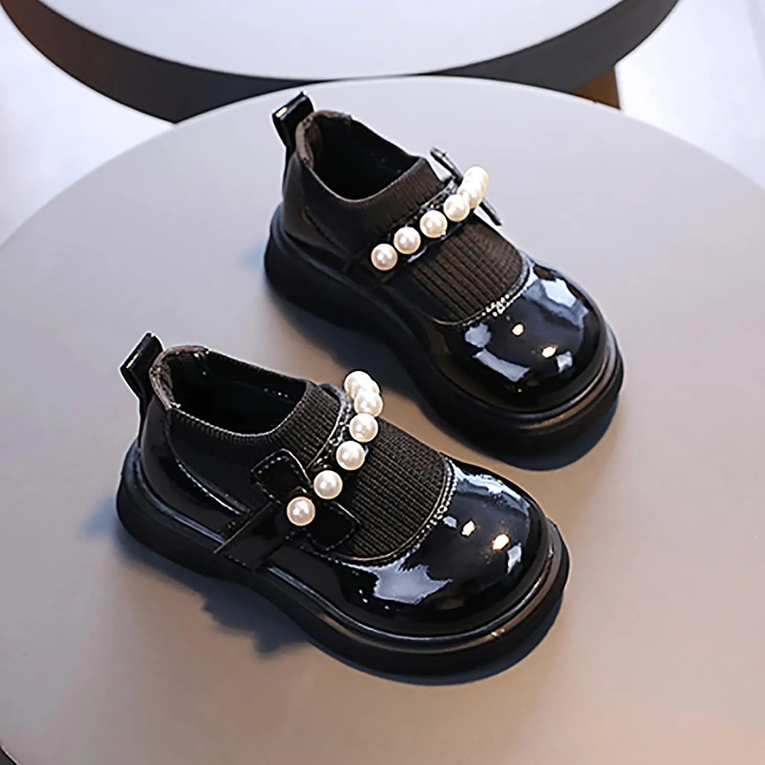 Girls Snow Boots Girls Toddler Little Kid Big Kid Dress Flat Ballerina Shoe Leather Shoes Toddler Girl Boots Slip on