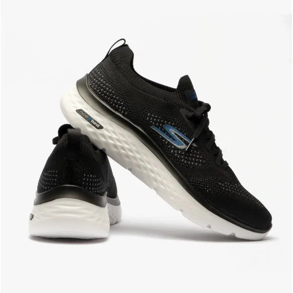 GO WALK HYPER BURST -MARITIME Mens Trainers Black/Grey